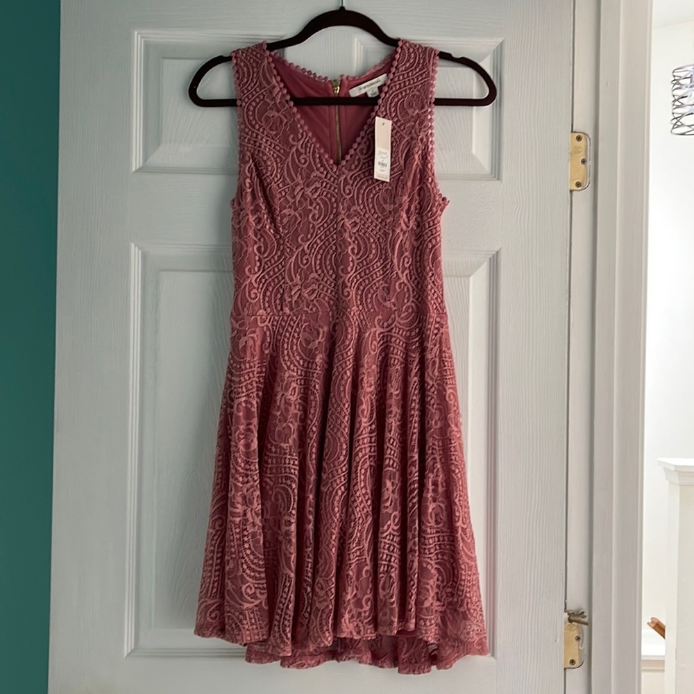 Francesca's Rose Sleeveless Dress
